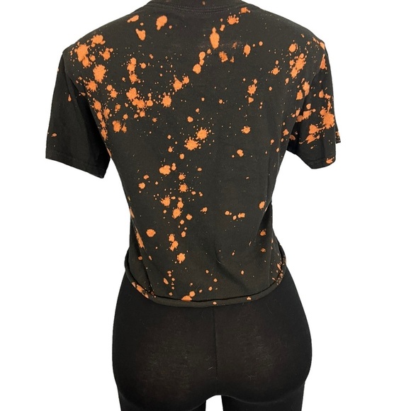 3/$30 🍂 Betty Boop Bettys Biker Born To Rule Motorcycle Cropped T Shirt - Picture 6 of 8